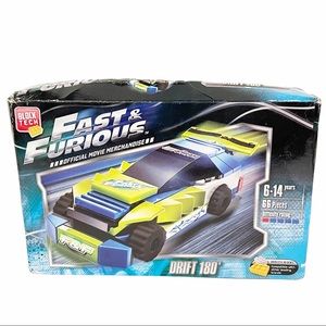 Block Tech Fast & Furious Burning Rubber Block Set New NWT‎